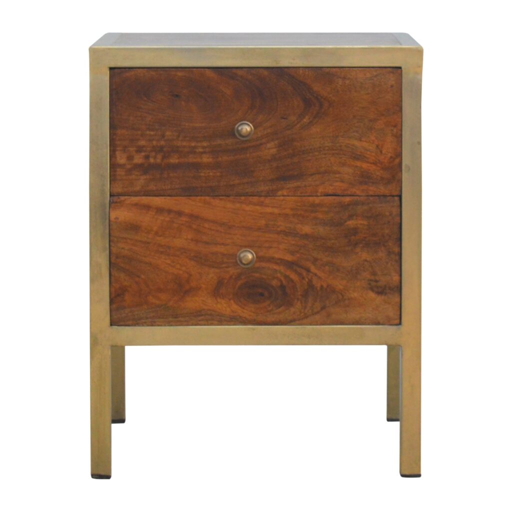 Canada Gold Iron Frame Nightsand Suppliers