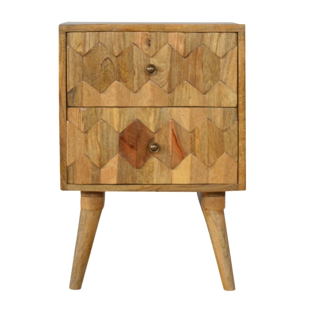 Canada Pineapple Carve 2 Drawer Nightsand Suppliers