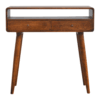 Curved Chestnut Console Table - Image 10