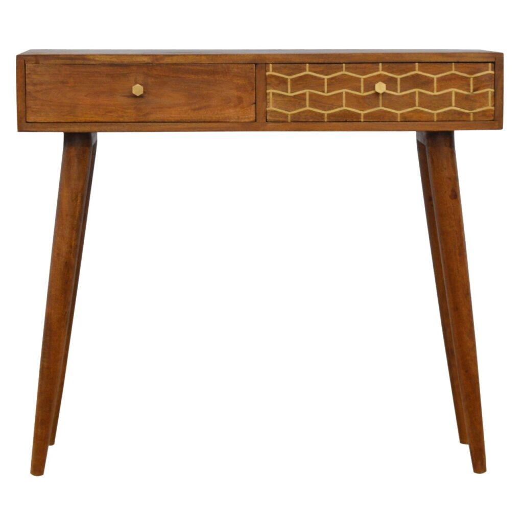 Canada Gold Art Pattern Console Table Suppliers