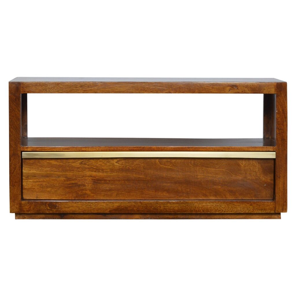 Canada Gold Bar Chestnut TV Unit Suppliers
