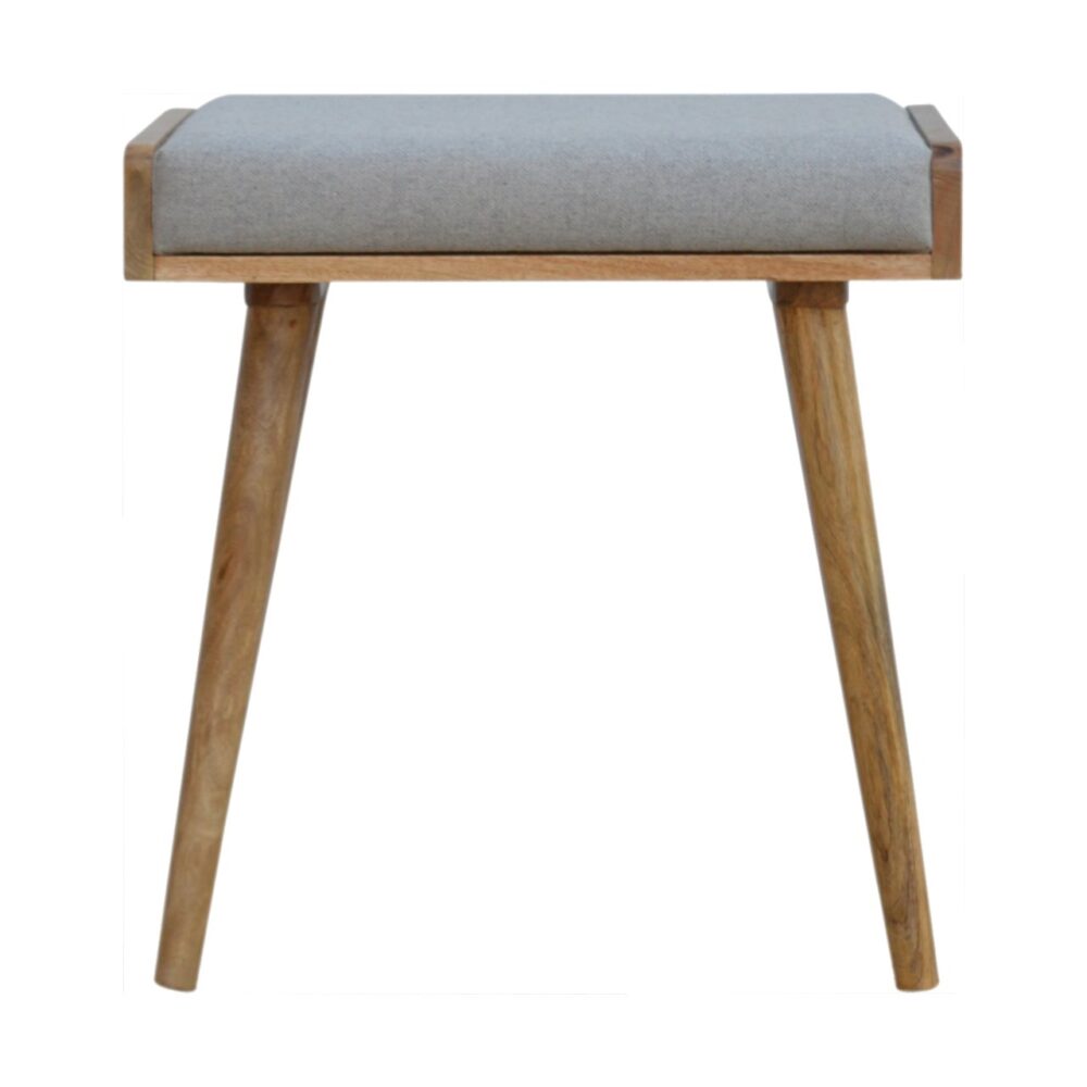 Canada Grey Tweed Tray Style Footstool Suppliers