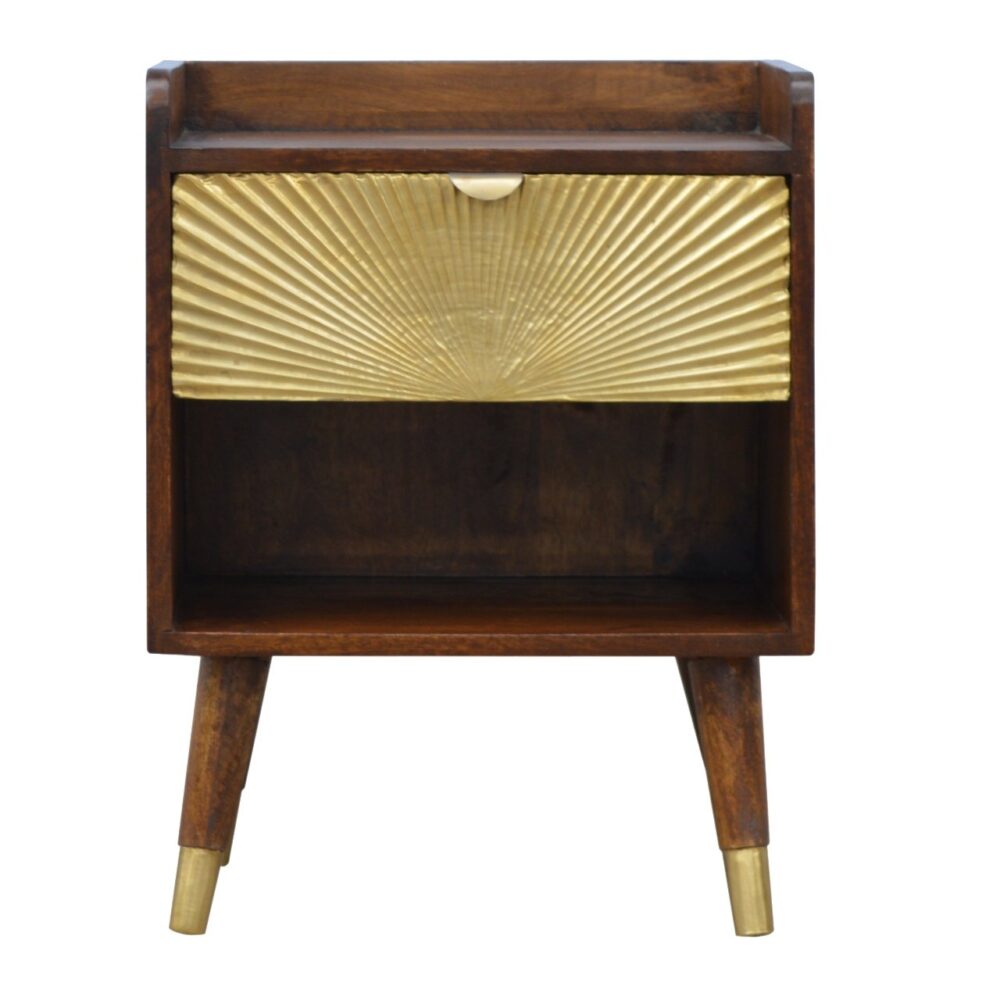 Canada Manila Gold One Drawer Nightsand Suppliers