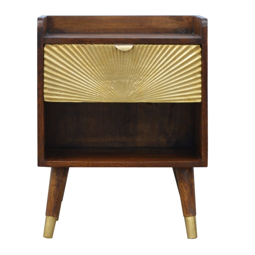 Canada Manila Gold One Drawer Nightsand Suppliers