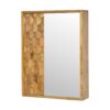 wholesale Pineapple Carved Sliding Wall Mirror Cabinet for resale