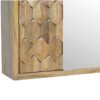 Pineapple Carved Sliding Wall Mirror Cabinet dropshipping