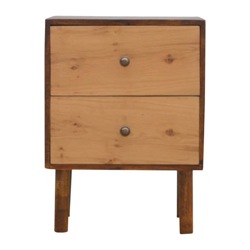 Canada Oak Front 2 Drawer Nightsand Suppliers