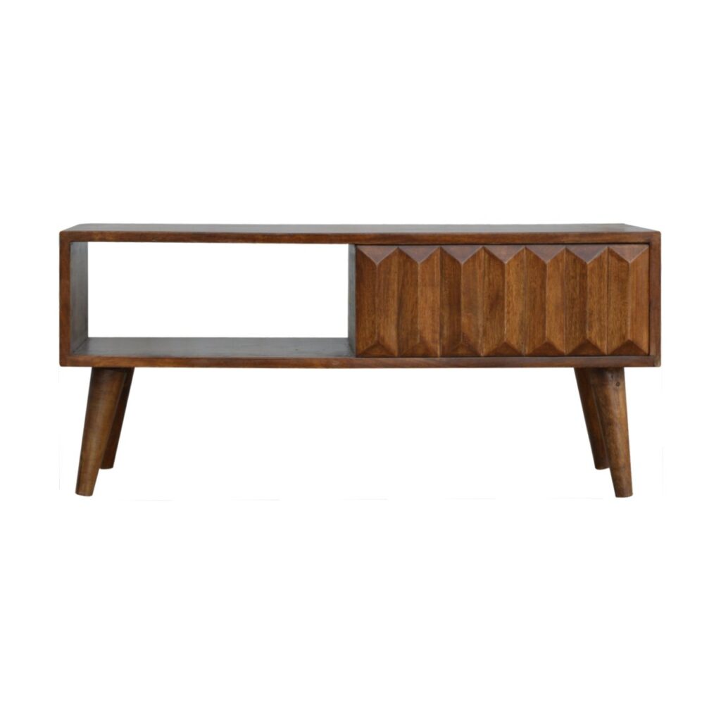 Canada Chestnut Prism Sliding Media Unit Suppliers