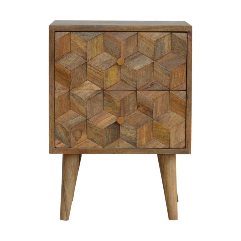 Canada Cube Carved Nightsand Suppliers