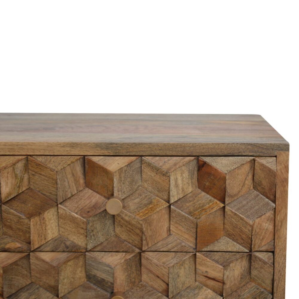 IN697 - Cube Carved Media Unit for resell