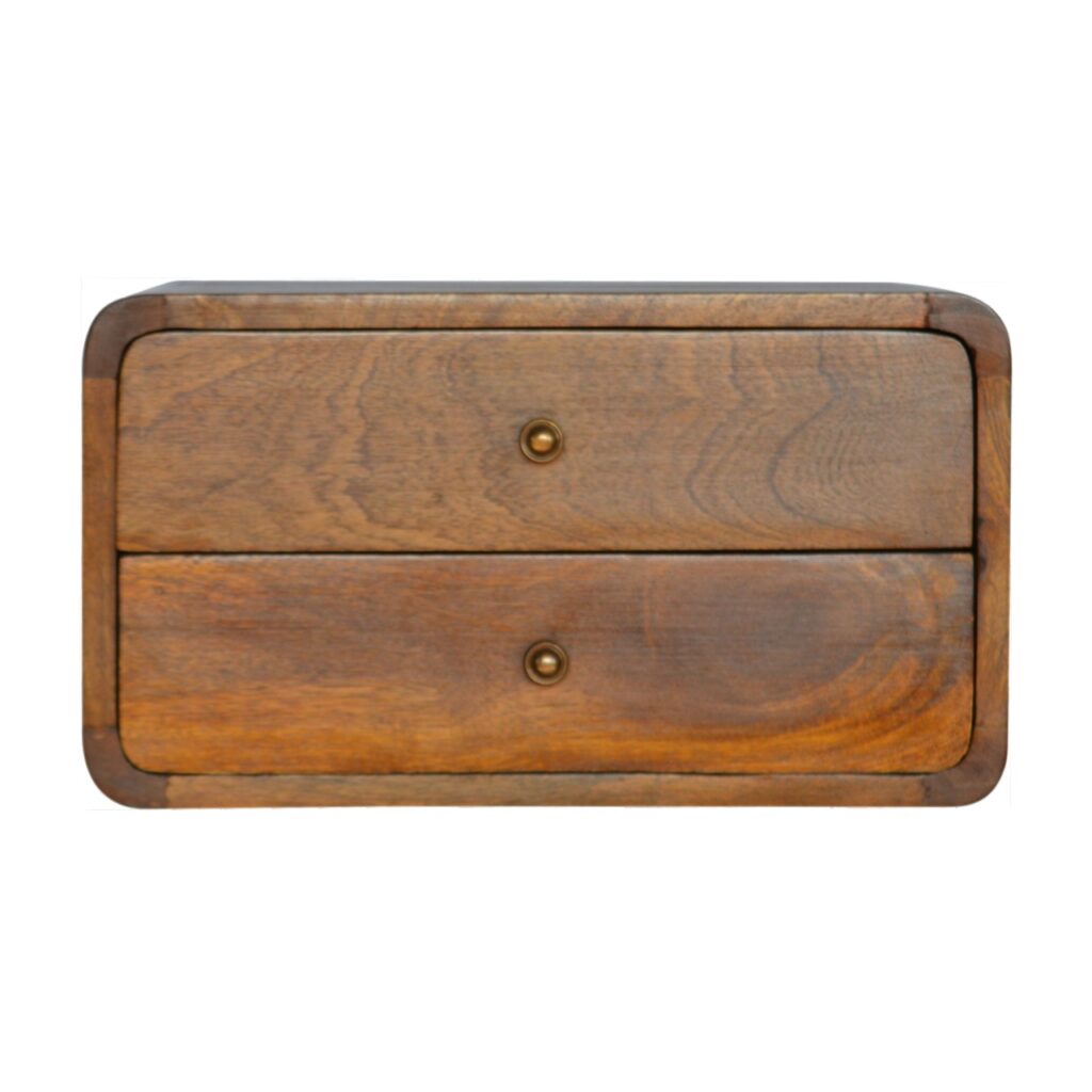 Canada Floating Curved Chestnut Nightsand Suppliers