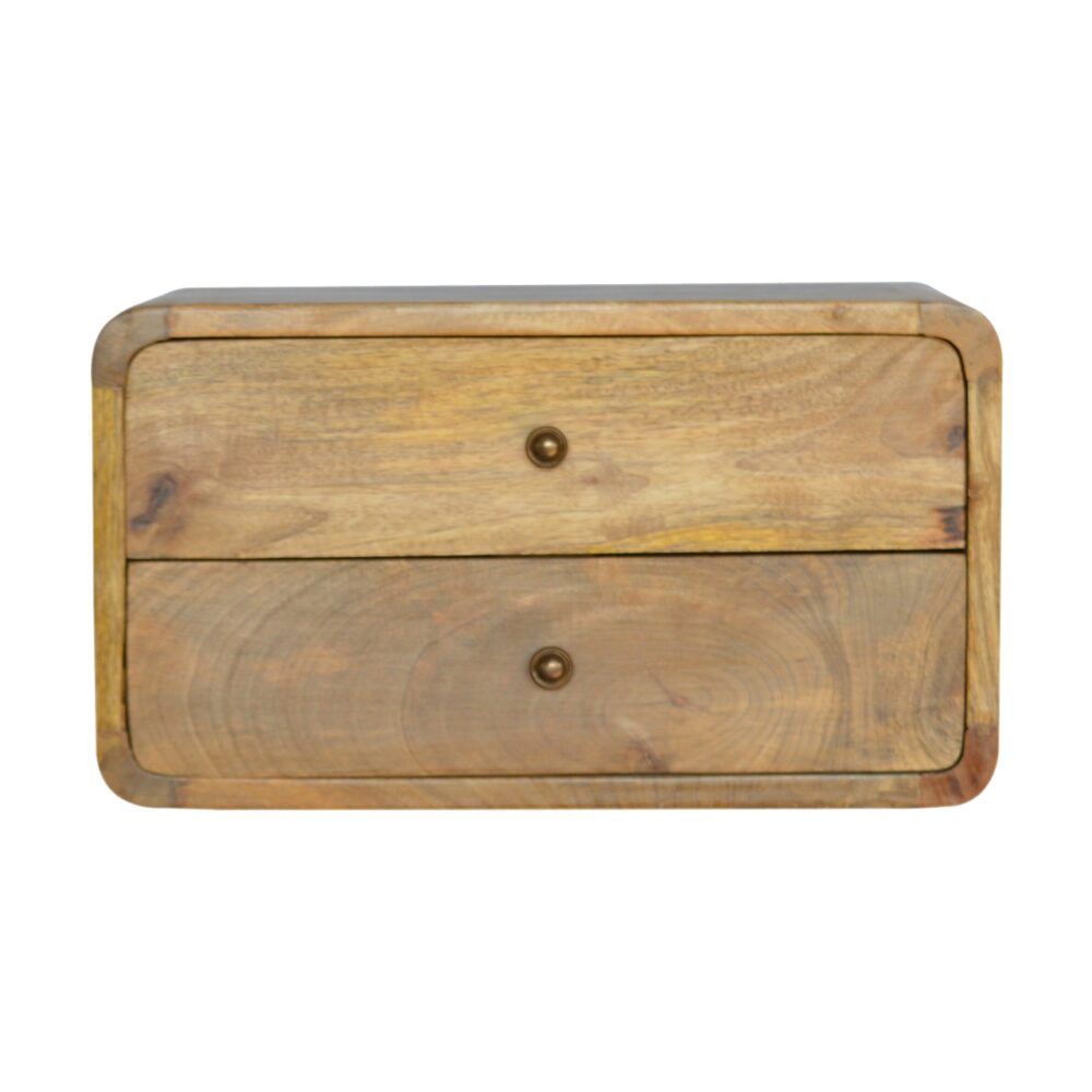Canada Oak-ish 2 Drawer Floating Nightsand Suppliers
