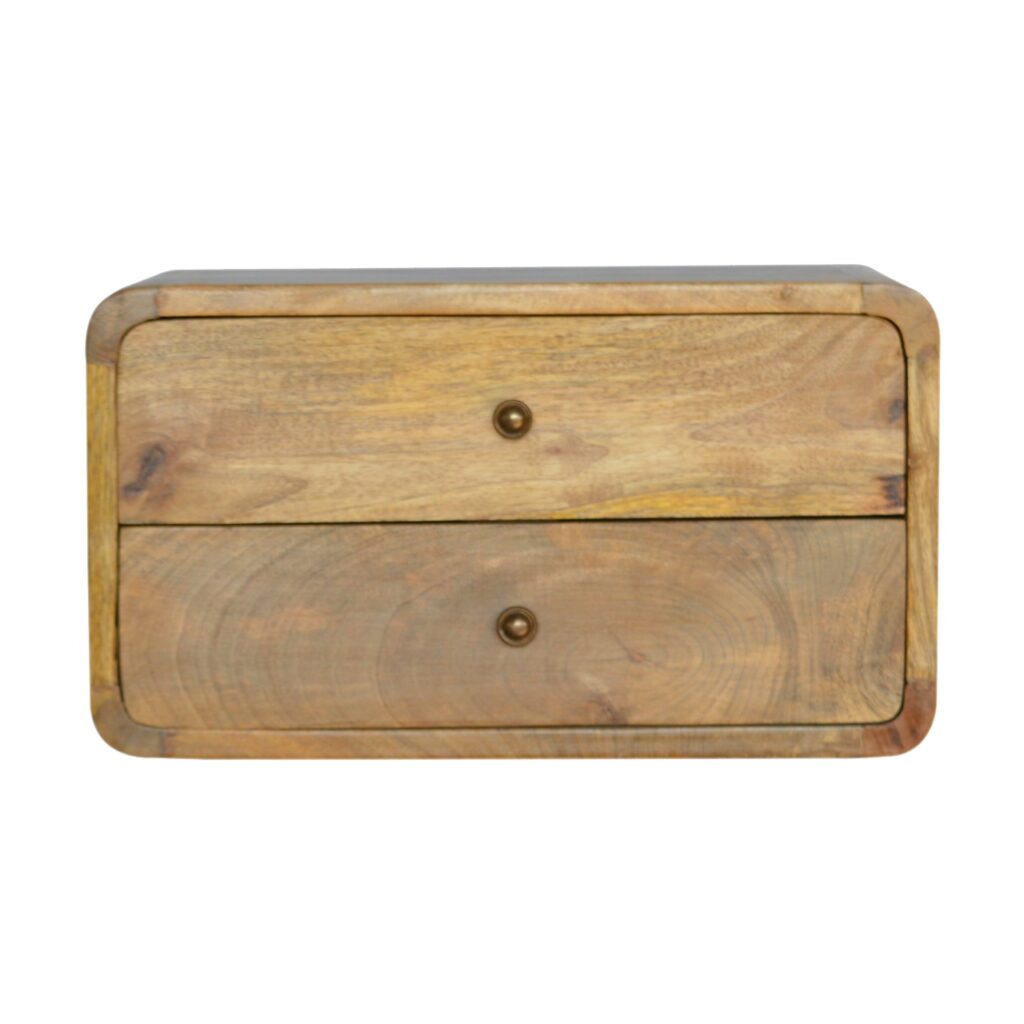 Canada Oak-ish 2 Drawer Floating Nightsand Suppliers