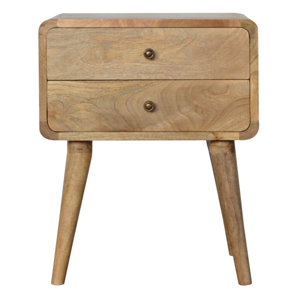 Canada Curved Oak-ish Nightsand Suppliers