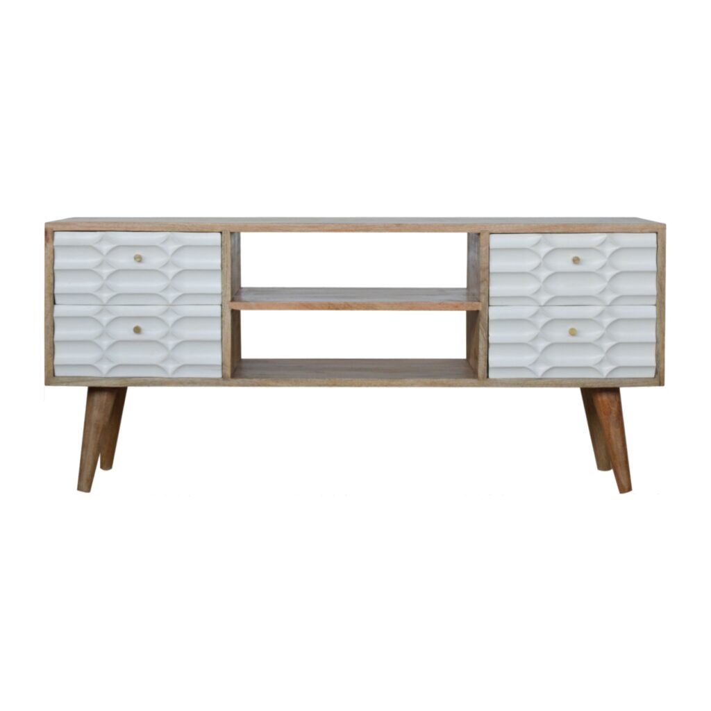 Canada Capsule White Entertainment Unit Suppliers