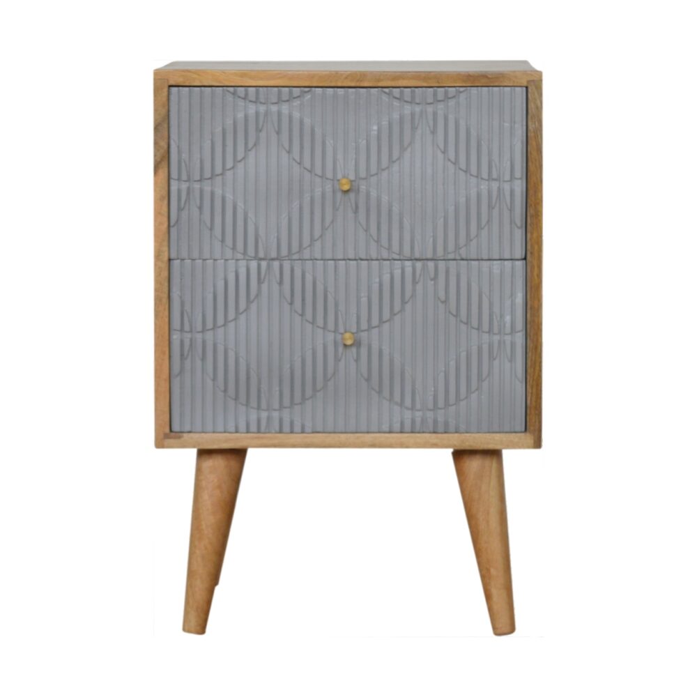 Canada Geometric Carved Nightsand Suppliers