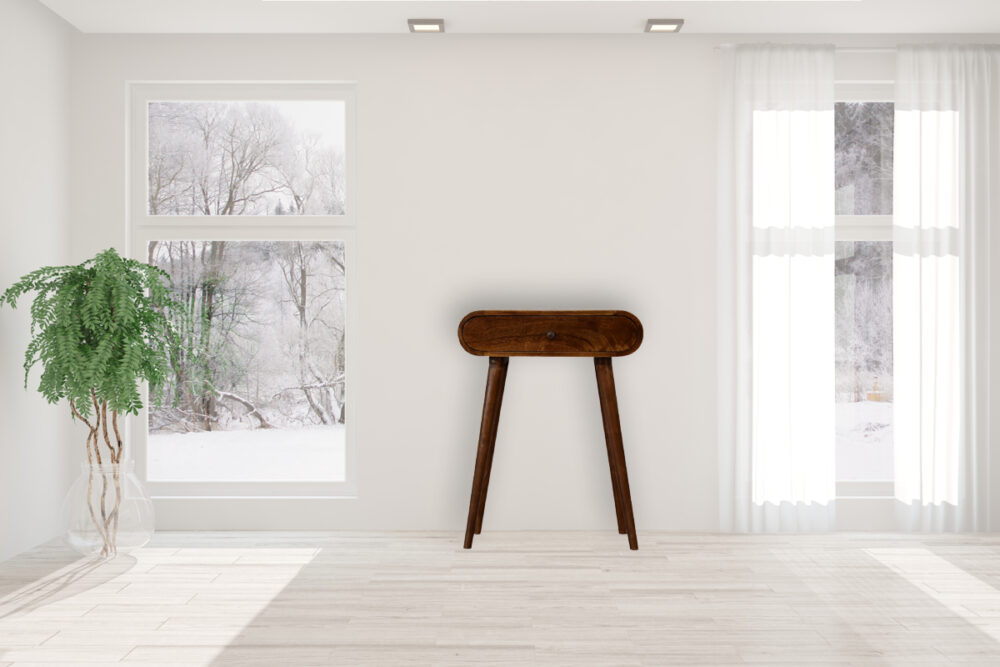 Mini Round Chestnut Console - Image 10