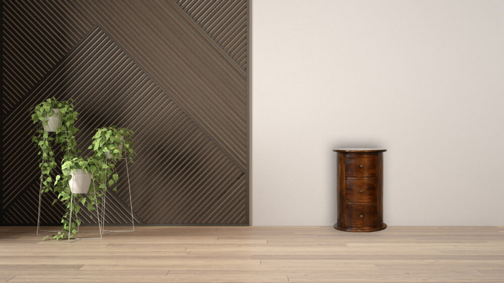 3 Drawer Chestnut Drum - Image 10