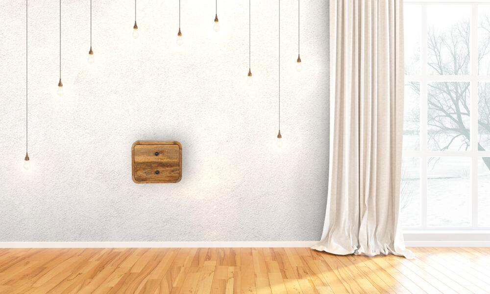 Mini Curve Oak-ish Floating Nightsand - Image 10