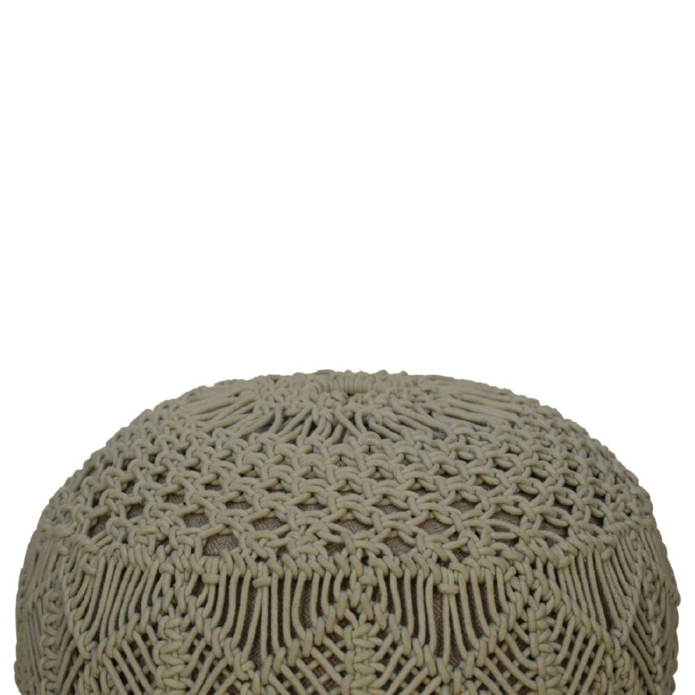 Crotchet Sea Green Footstool - Image 6