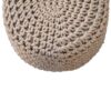Keeva Beige Oblong Footstool - Image 5