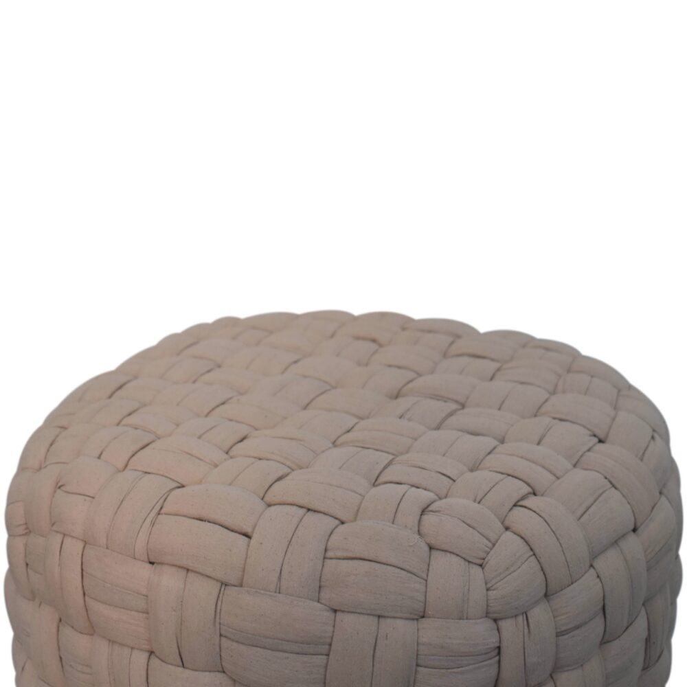 Cream Tube Footstool - Image 4