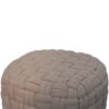 Cream Tube Footstool - Image 4
