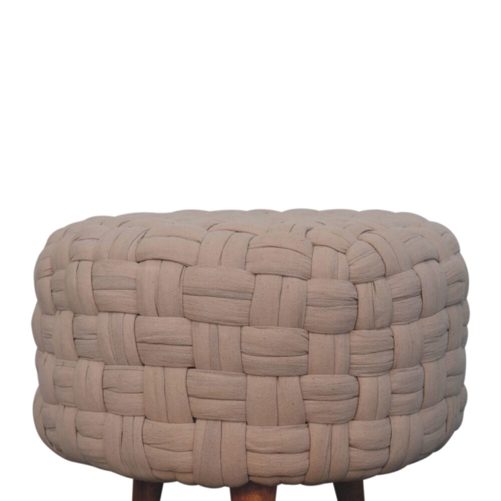 Cream Tube Footstool - Image 7