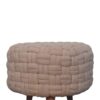 Cream Tube Footstool - Image 7
