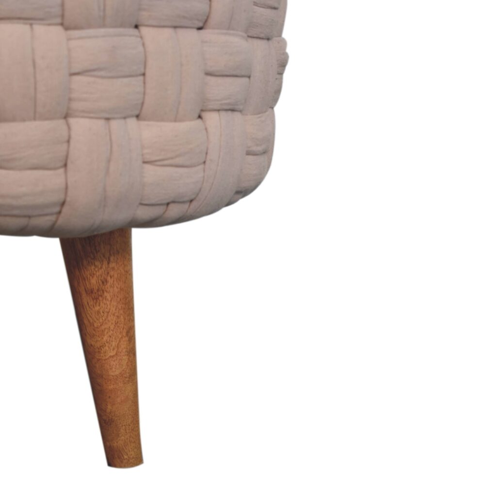Cream Tube Footstool - Image 8