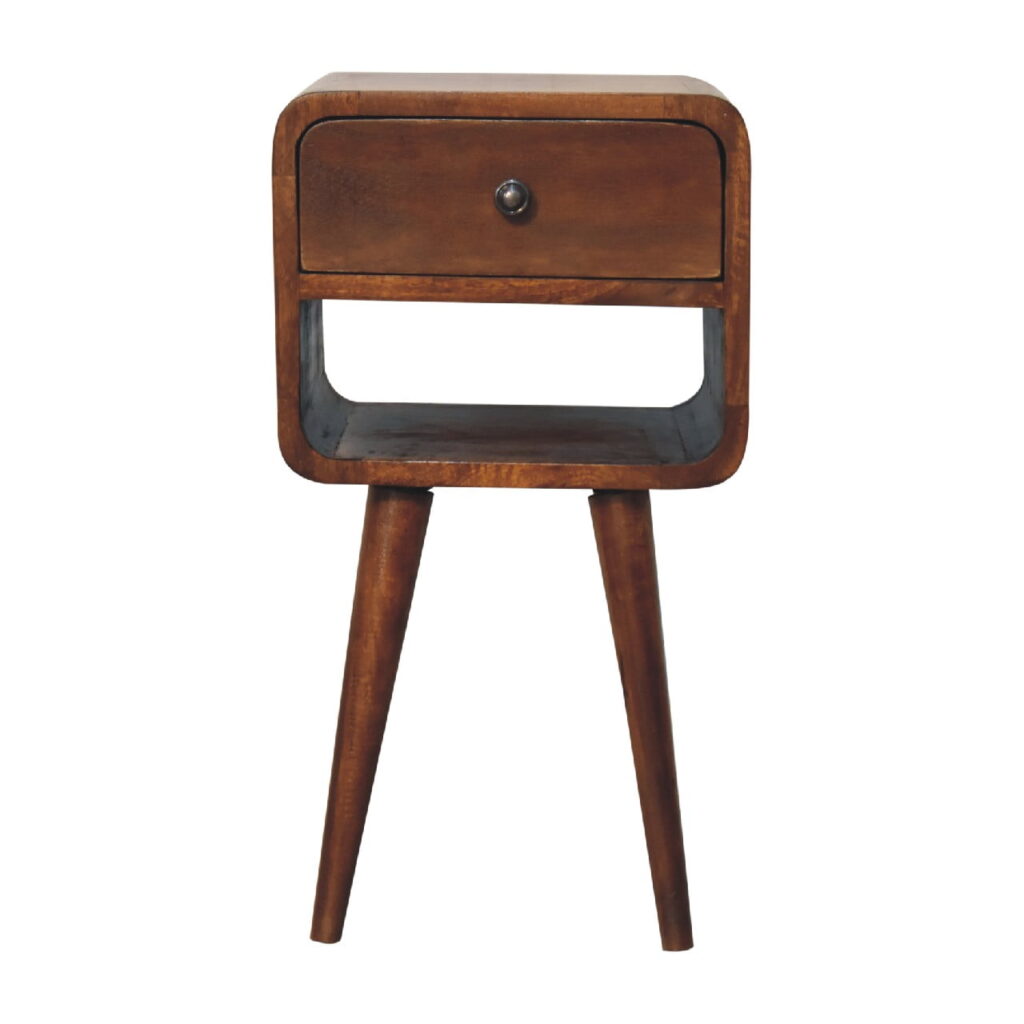 Canada Mini Chestnut Curve Lower Nightsand Suppliers