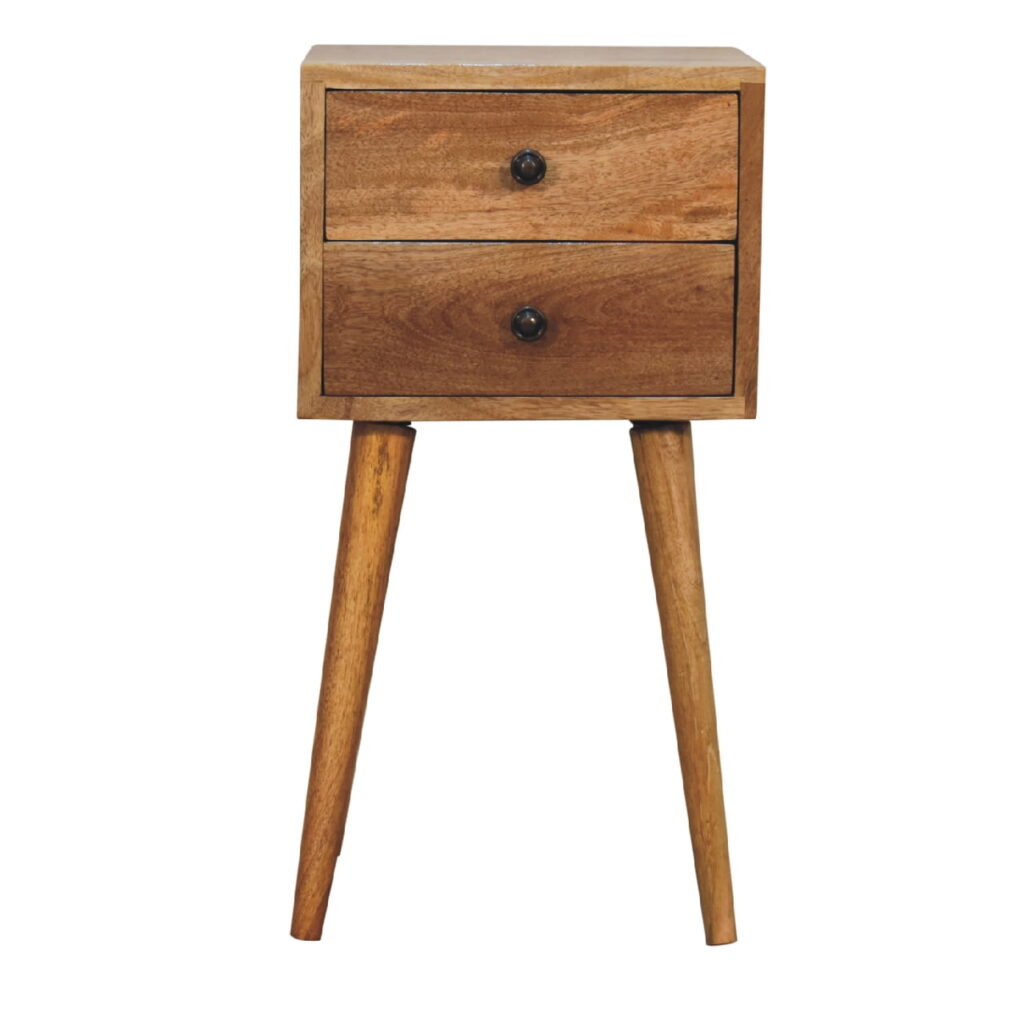 Canada Mini 2 Drawer Oak-ish Nightsand Suppliers