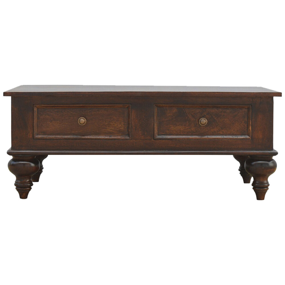 Canada Turned 4 Drawer Coffee Table Suppliers
