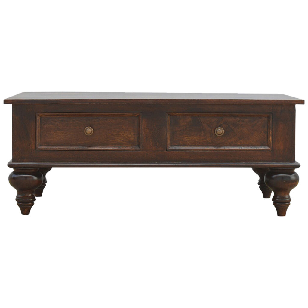 Canada Turned 4 Drawer Coffee Table Suppliers