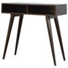 wholesale Walnut Nordic Style Writing Desk with 2 Open Slots for resale