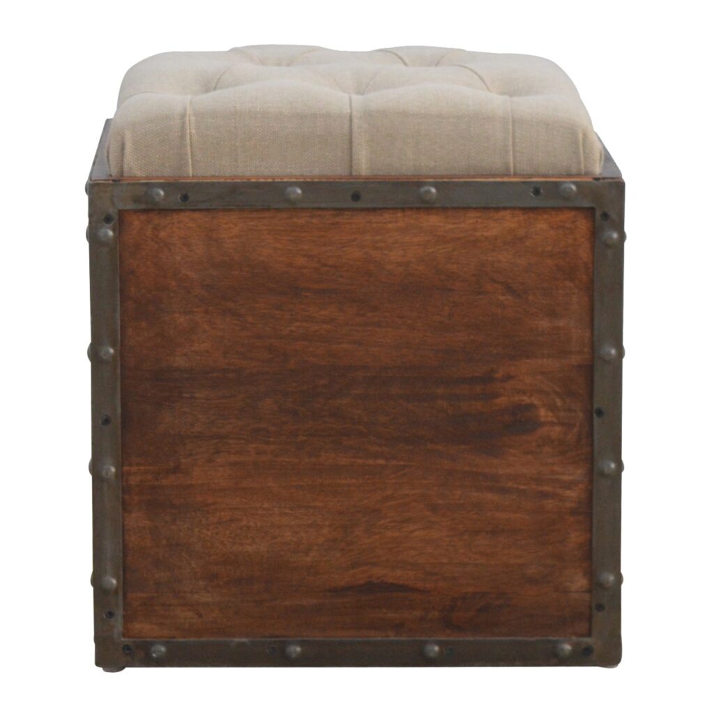 Canada Iron Padded Storage Footstool Suppliers