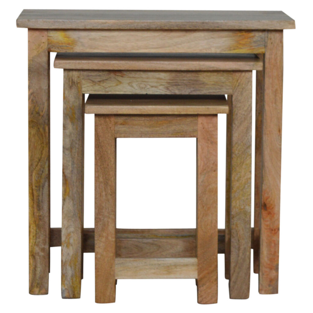 Canada Country Solid Wood Stool Set of 3 Suppliers