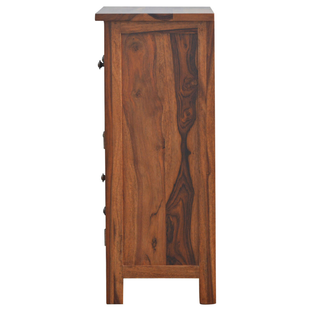 Sheesham 4 Drawer Cabinet - Image 8