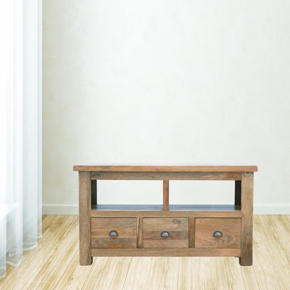 Canada Open Slot 3 Drawer Media Unit Suppliers