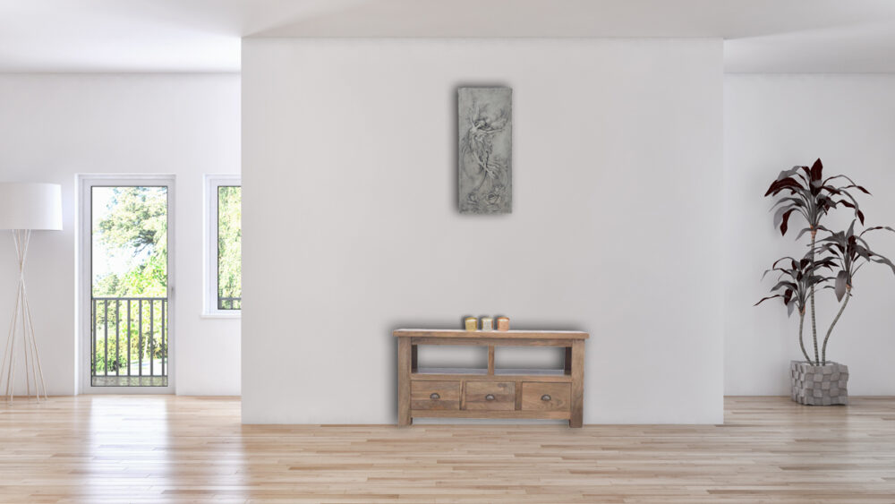 Open Slot 3 Drawer Media Unit - Image 10