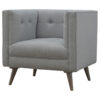 Grey Tweed Armchair dropshipping