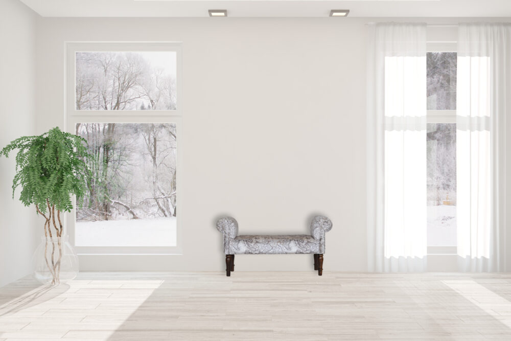 Map Printed Bedroom Bench - Image 10