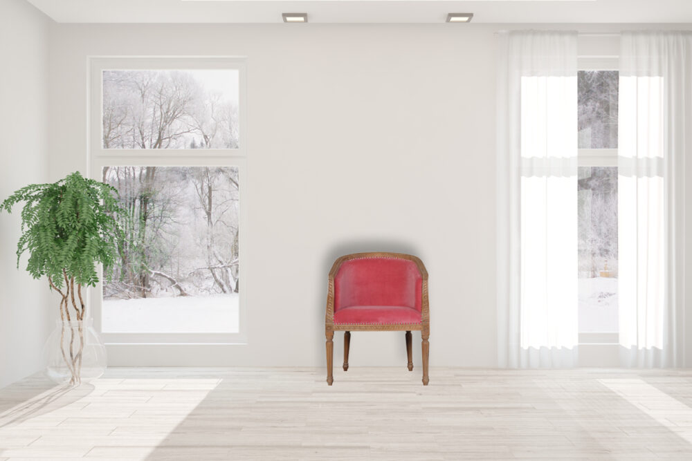 Pink Velvet Occasional Chair - Image 10