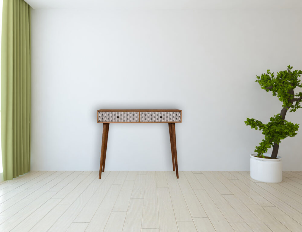 Sendai 2 Drawer Console Table - Image 10