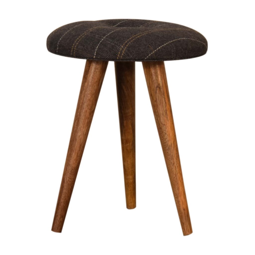 Canada Tweed Patterned Footstool Suppliers