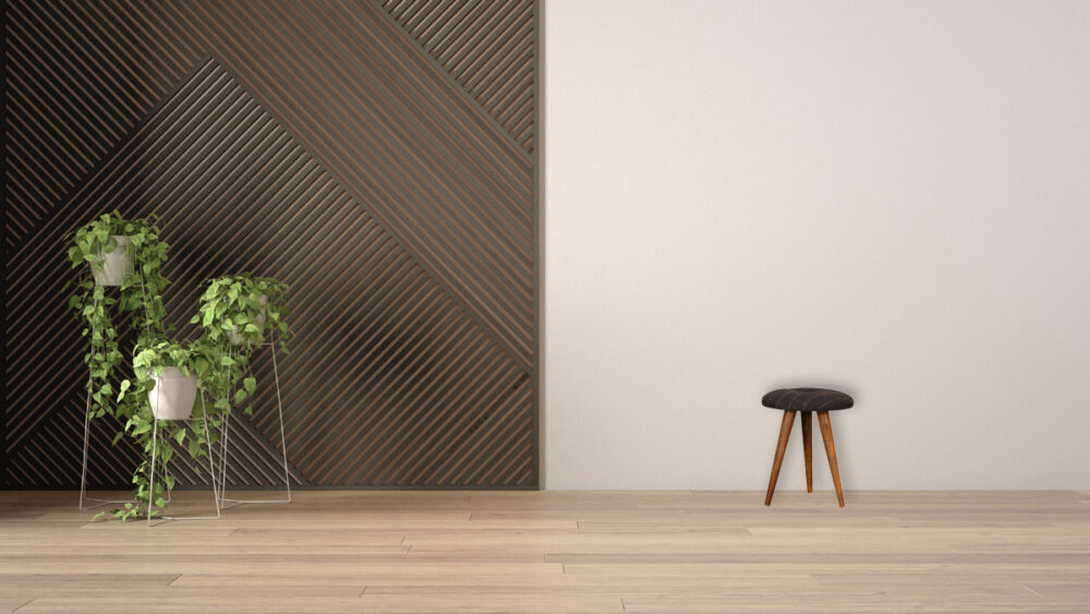 Tweed Patterned Footstool - Image 10
