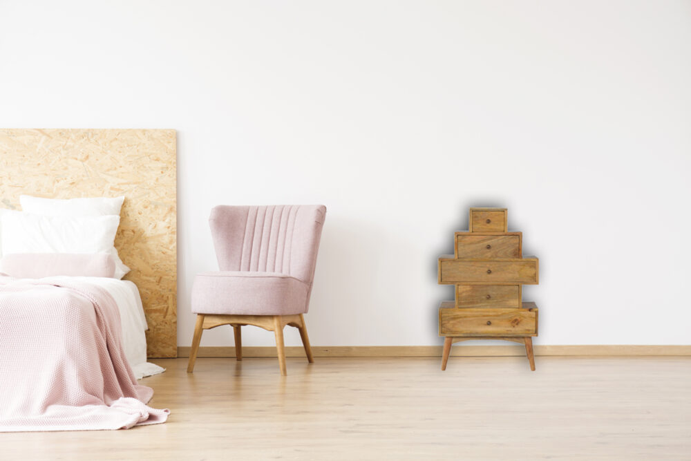 Solid Wood Tower Chest Cabinet - Image 10