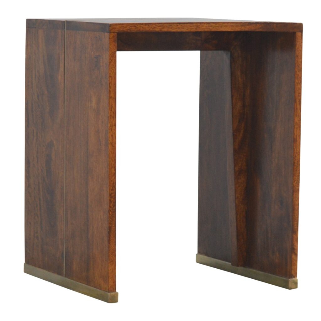 Canada Chestnut End Table with Gold Inlay Suppliers