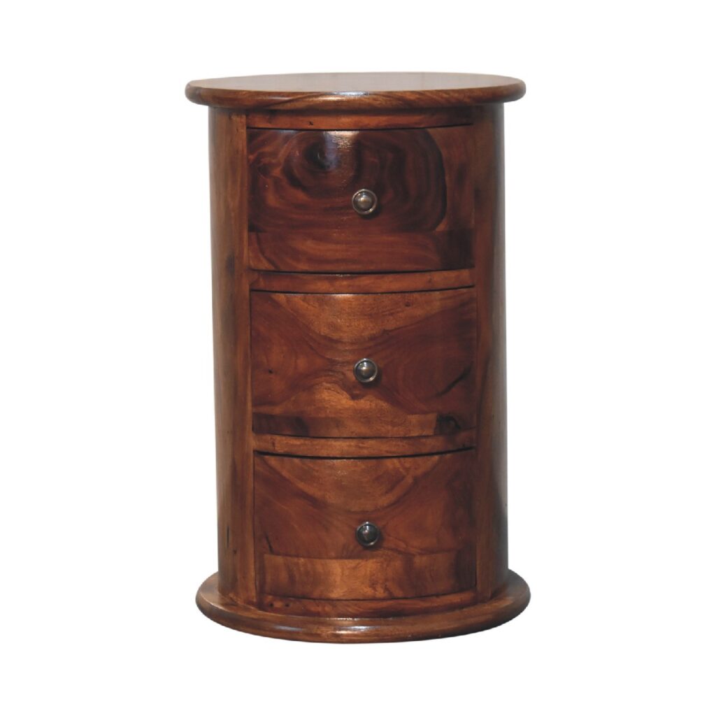 Canada 3 Drawer Chestnut Sheesham Drum Suppliers