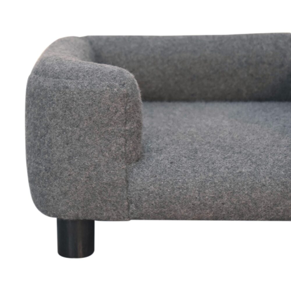 Mini Battleship Tweed Pet Sofa Bed - Image 5